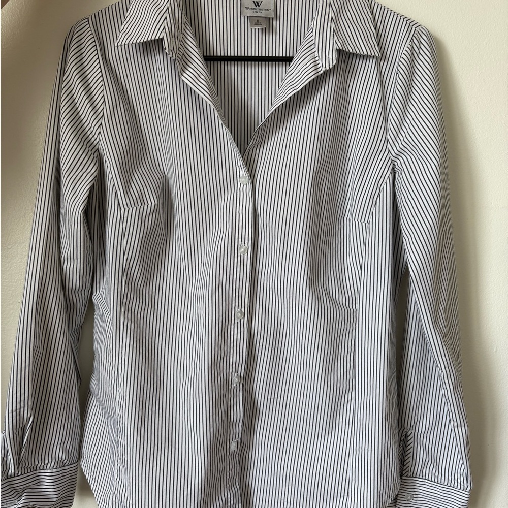 Worthington Classic Striped Shirt